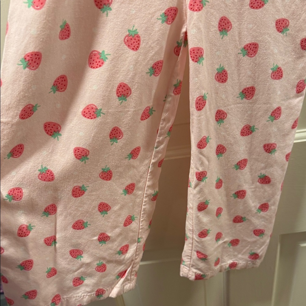 Hello Kitty Pink Strawberry Adjustable Jumpsuit with Pockets - Picture 4 of 9